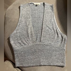 Wilfred free grey crop top, size S